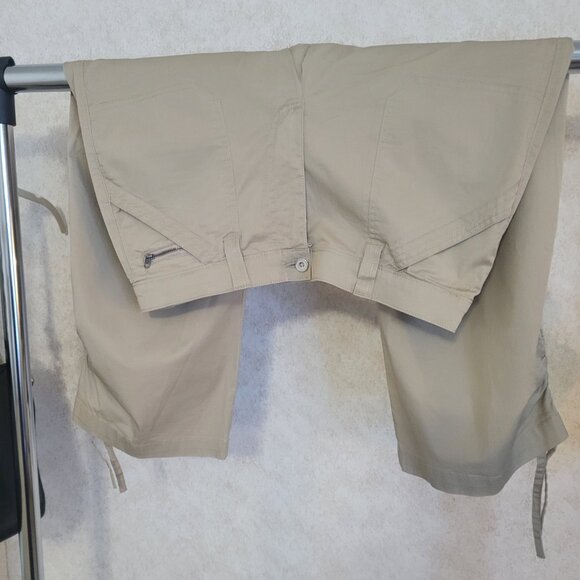 Khaki Capris Lee Platinum Label Womens Size 10 - Picture 6 of 15